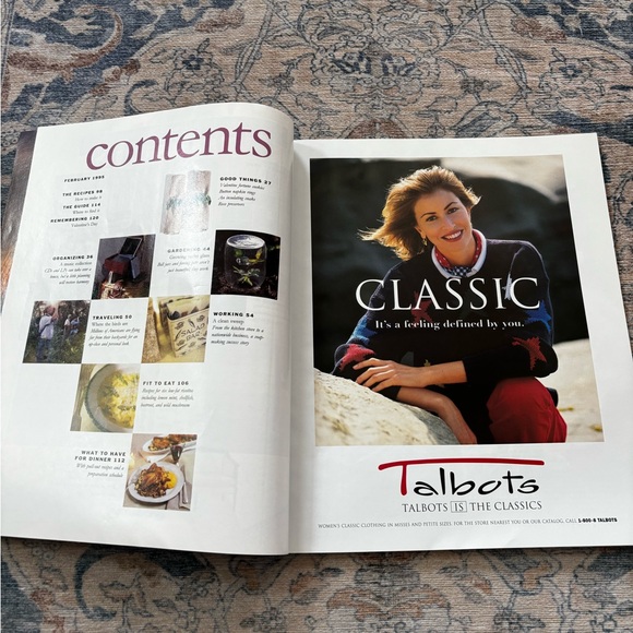 Vintage perfect Condition Martha Stewart Living Magazine February 1995 - Picture 6 of 6